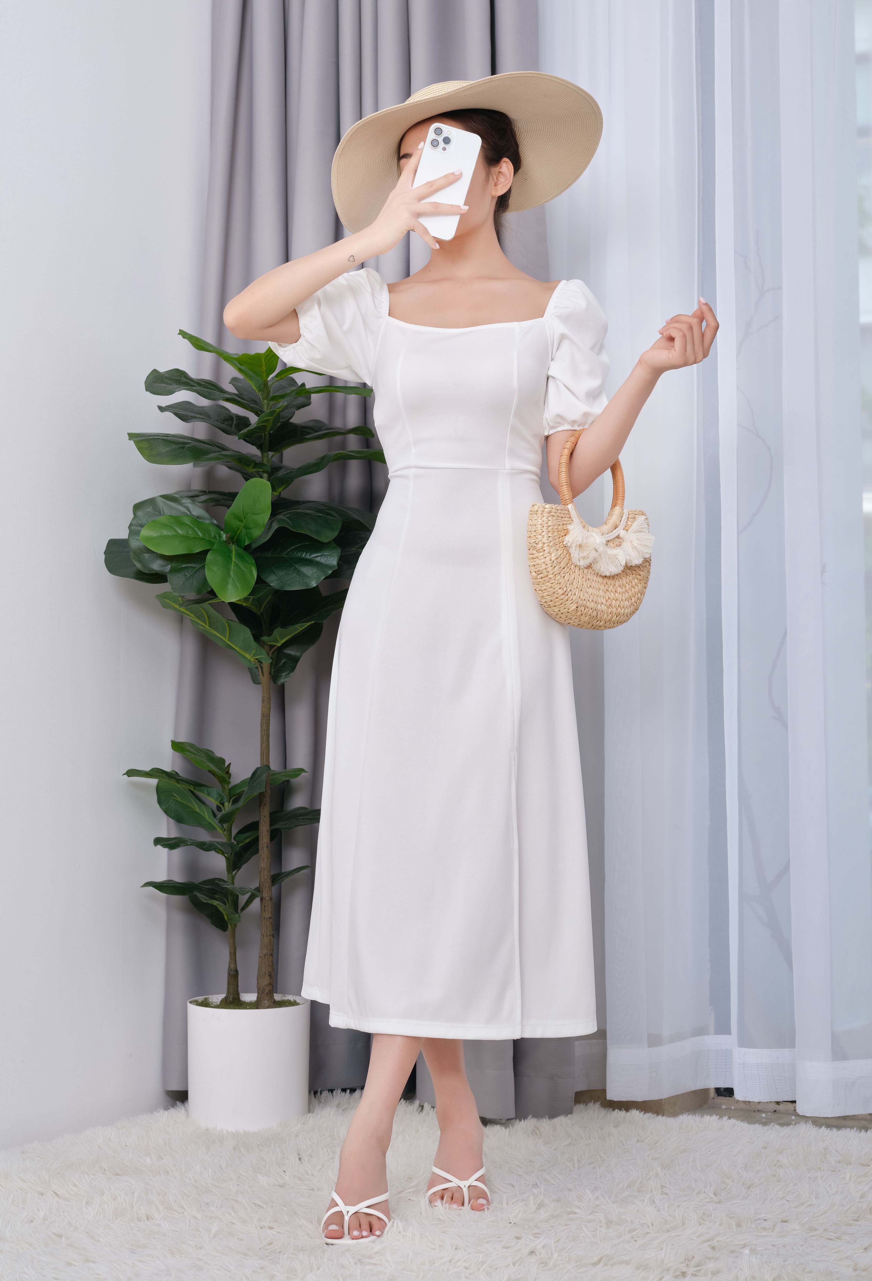 Váy Đầm Nữ Cao Cấp Cổ Vuông Tay Bồng Thiết Kế Cao Cấp Nhã Nhặn Tinh Tế Sang Trọng LZD11616 Hàng Quảng Châu Cao Cấp #27 Váy Đầm Nữ Cao Cấp Cổ Vuông Tay Bồng Thiết Kế Cao Cấp Nhã Nhặn Tinh Tế Sang Trọng LZD11616 Hàng Quảng Châu Cao Cấp